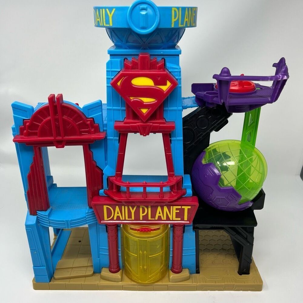 Imaginext Daily Planet Superman Play Set Kids Superman Building DC Super Friends